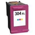 Druckerpatrone passend fr HP N9K07AE 304XL Tintenpatrone color, 300 Seiten/5%, Inhalt 18 ml fr DeskJet 3700/3720